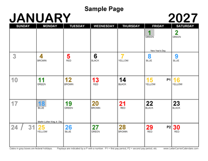 January - BROWN 2026 - color-blind